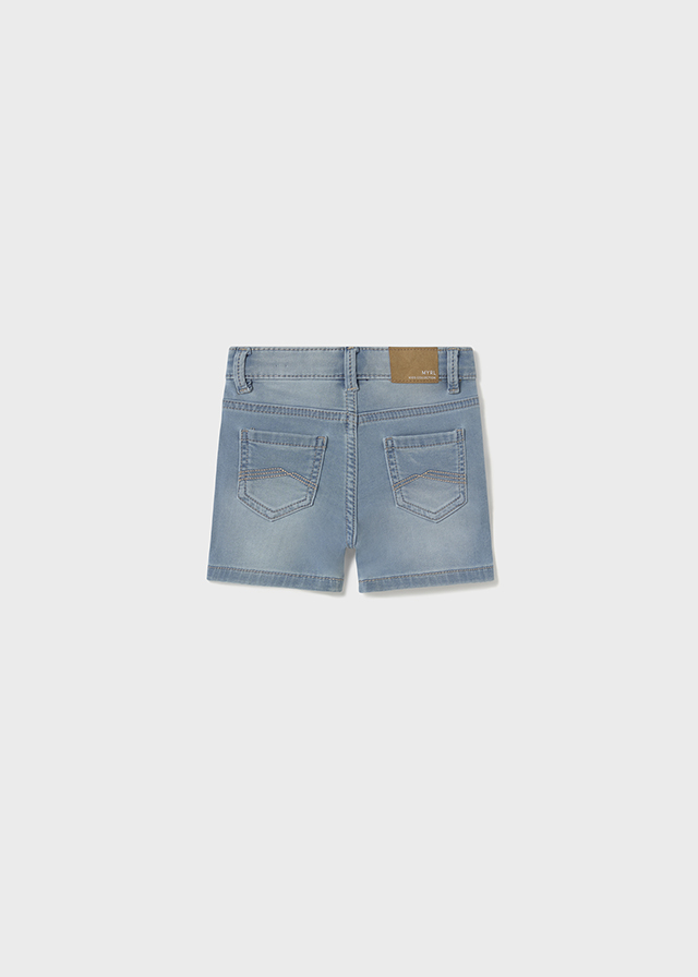 Bermuda soft denim 5 kieszeni - obrazek 2