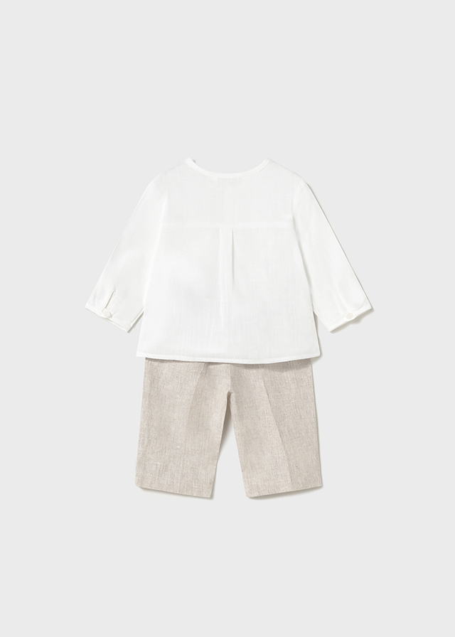 Kompl. dł. spodnie i koszula - obrazek 2