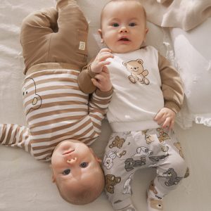 Komplet dzianina 4-cz.długi