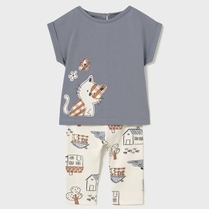 Komplet leginsy we wzory