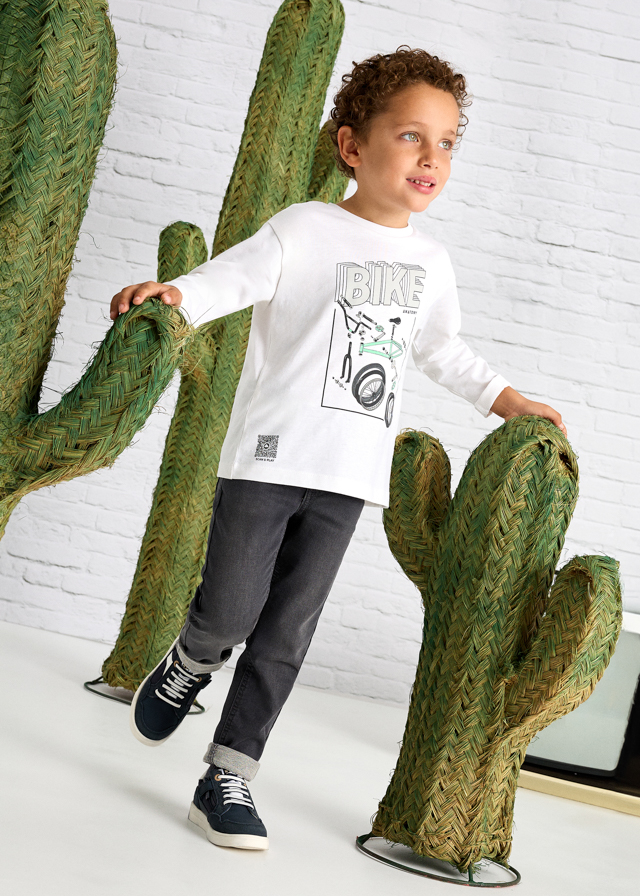 Spodnie soft denim - obrazek 2