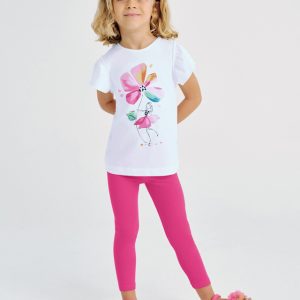 Komplet leginsy kwiat